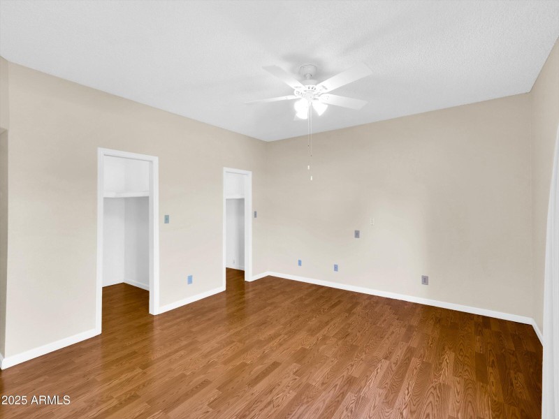 Master has 2 walk in closets