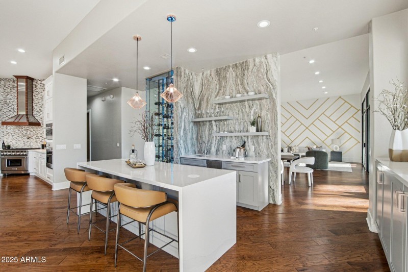 Custom Bar w/ seating