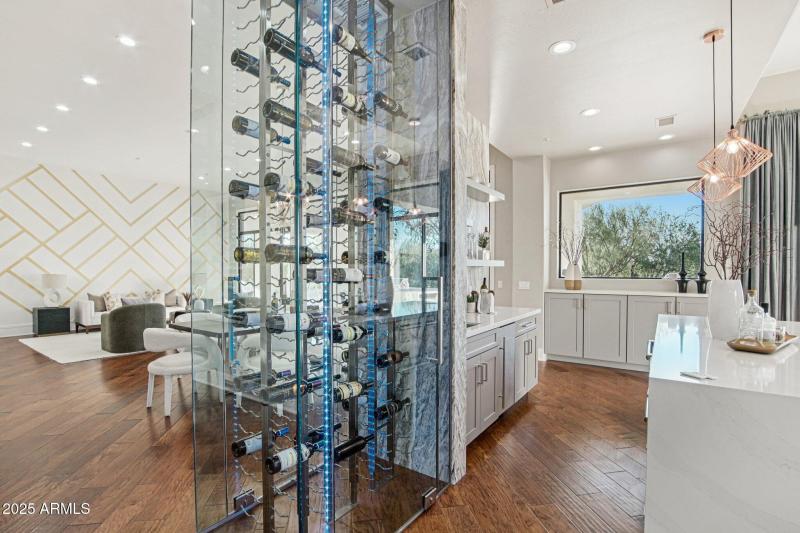 Temperature controlled wine room