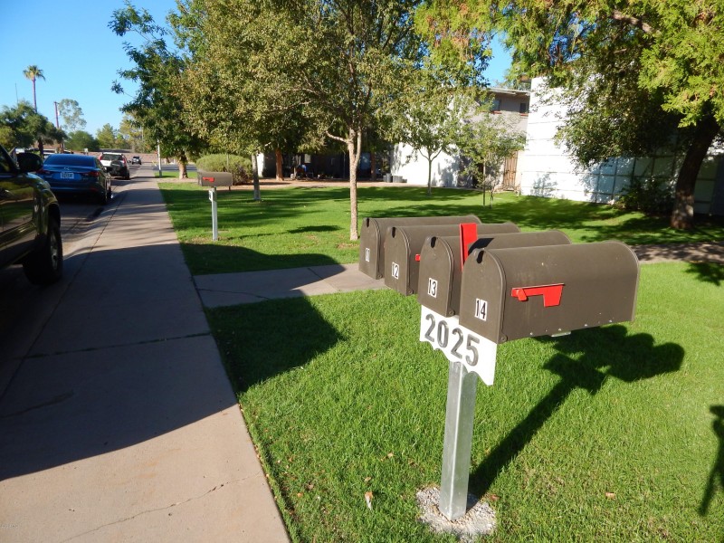 Mailboxes2025 and View of the street