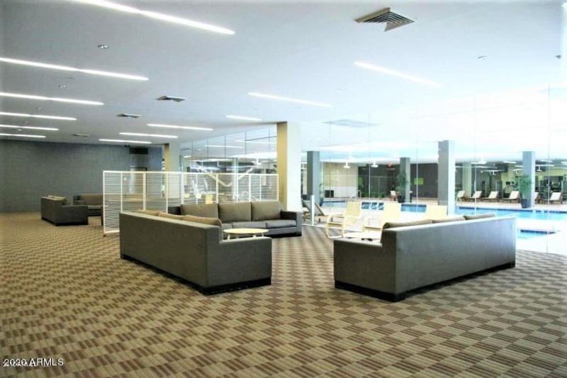 clubhouse lounge area