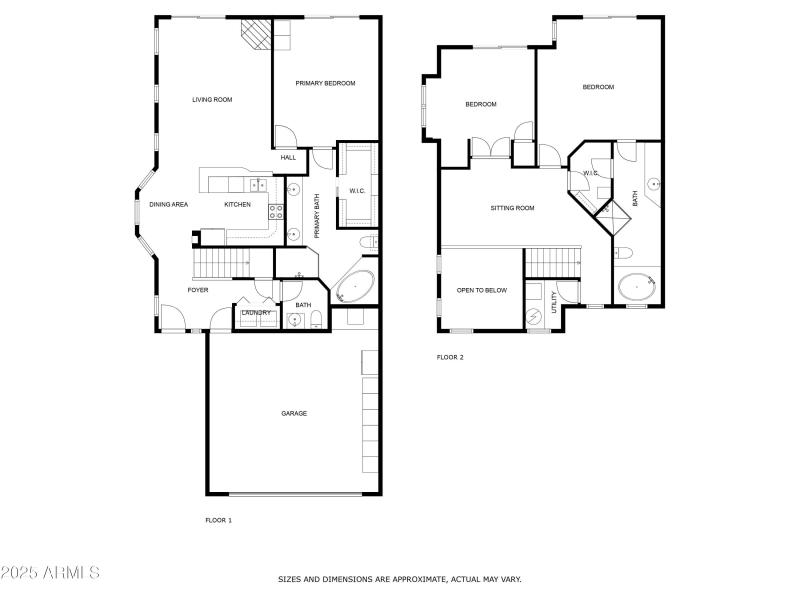 Floor Plan floor 1 and 2
