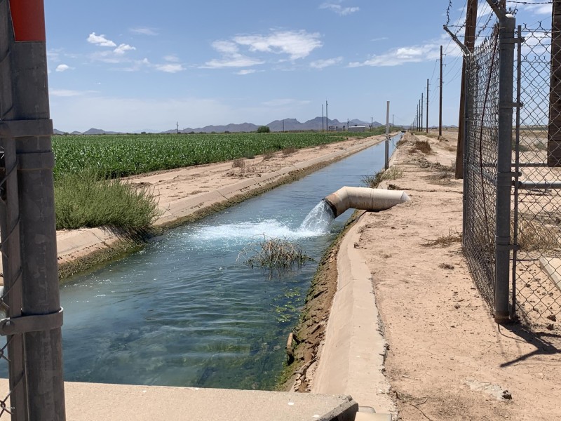 Irrigation comes from the East!