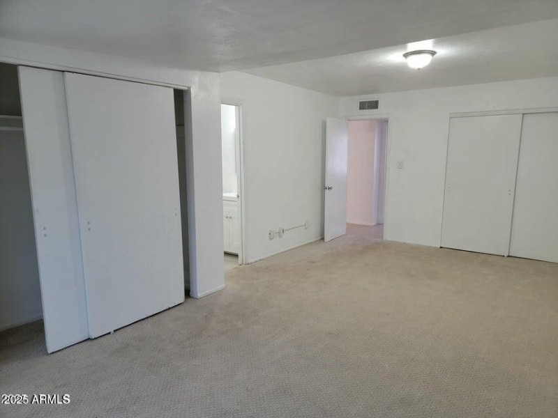 Primary Suite Dual Closets!