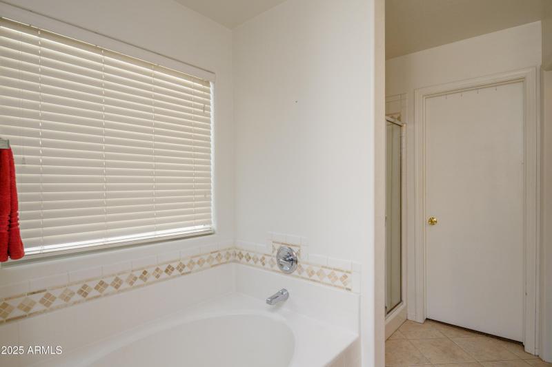 Primary separate shower & Tub
