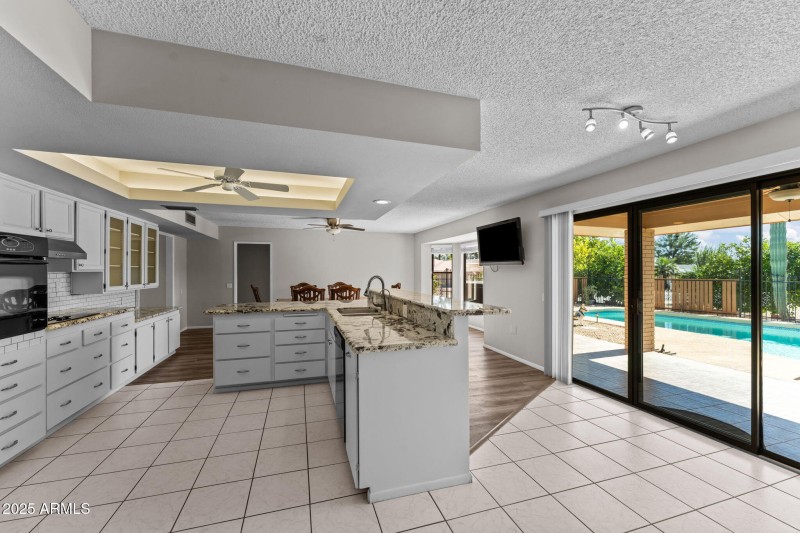 Kitchen Overlooks Pool
