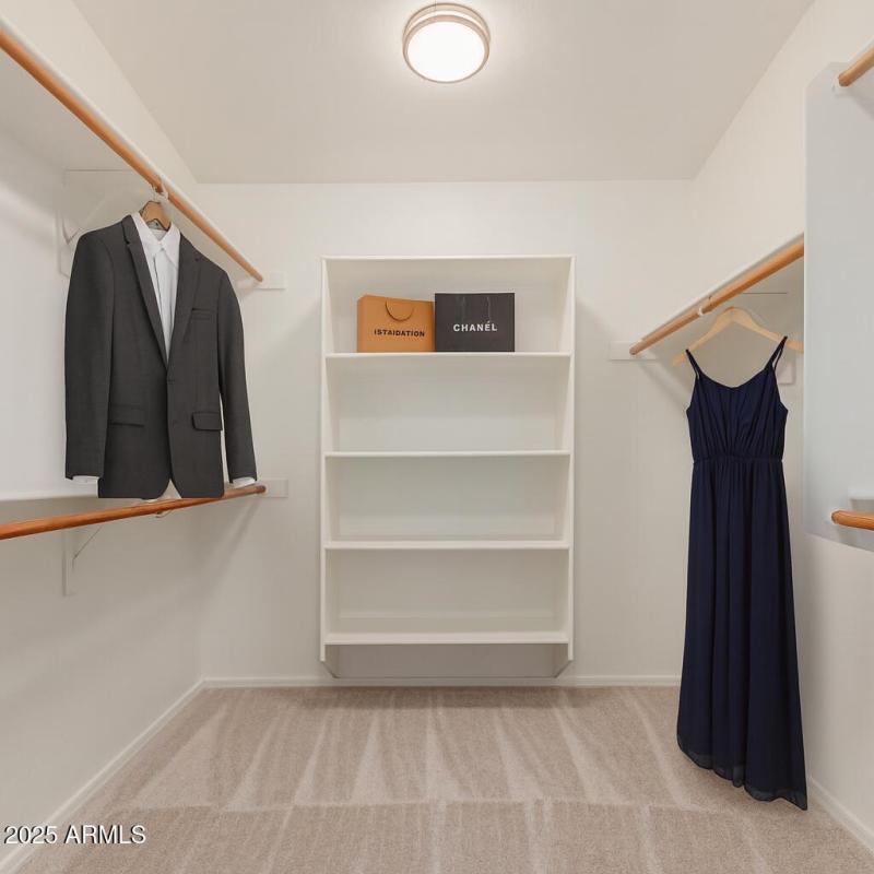 Spacious Walk-in Closet