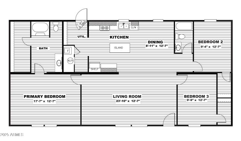 Mobile Gardens TRU28563R-FloorPlan