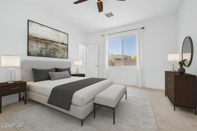 Virtually Staged Bedroom 2