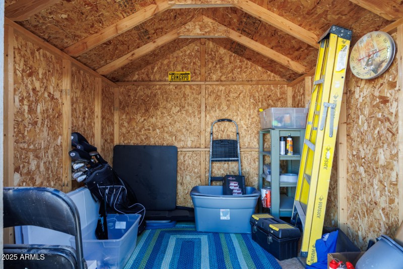 Back Shed Interior