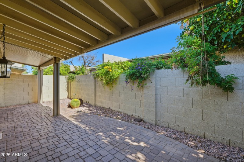 Private Covered Patio