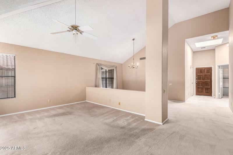 living room looking into formal dining