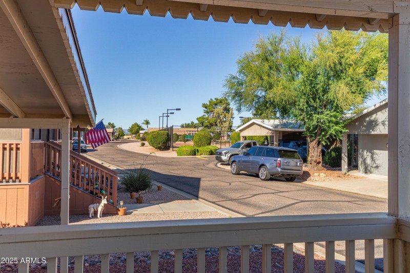 View from the front patio