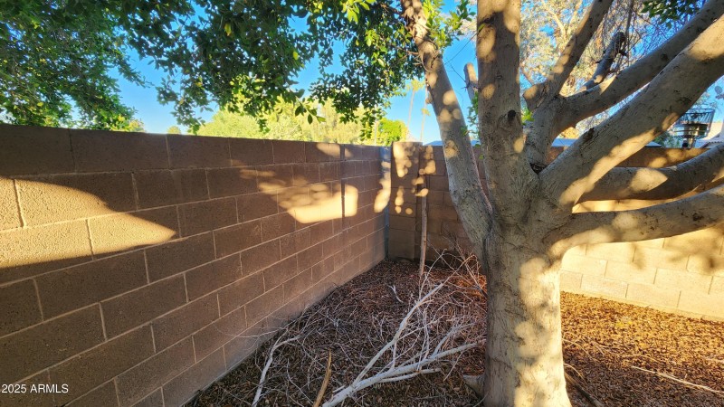 Block wall - leaning