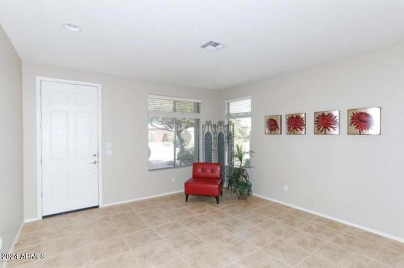 Front Living Space w/ Tile Floors
