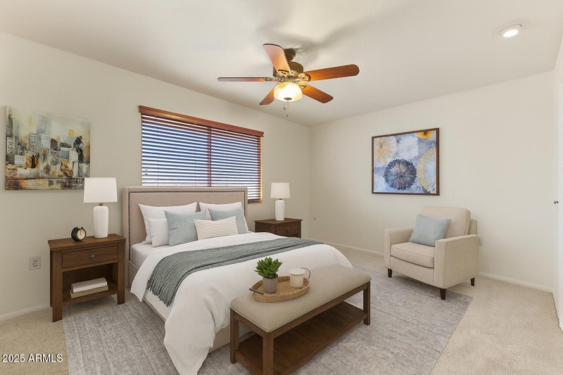 VIRTUALLY STAGED 2ND BEDROOM