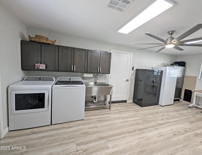 laundry room with sink