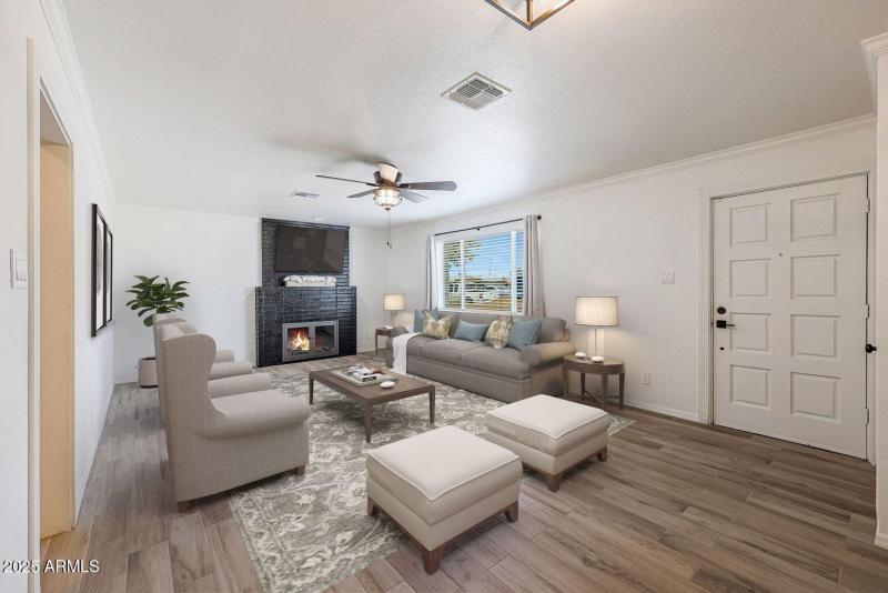 Front Entry Living Room