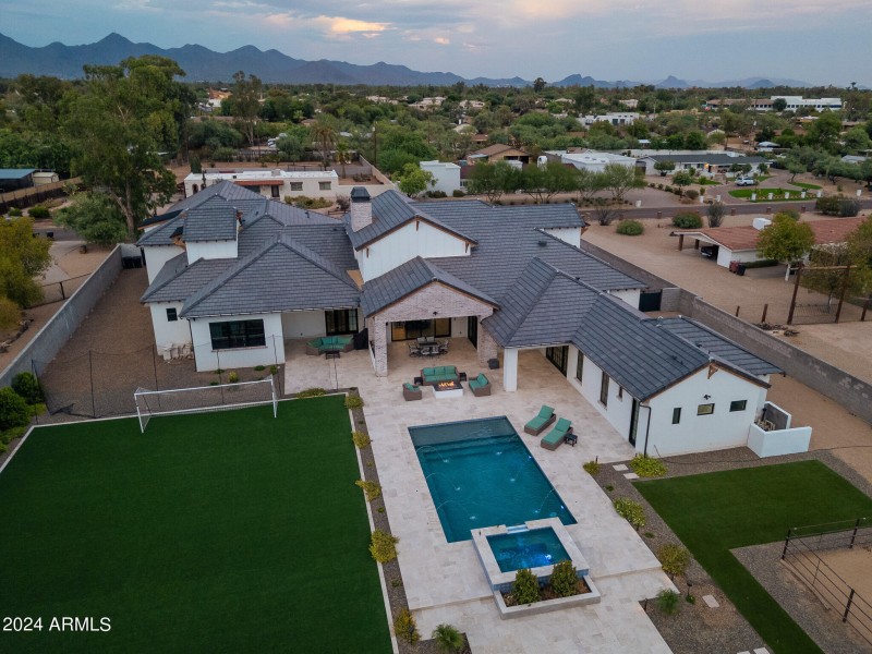 87back yard view at sunset_aerial
