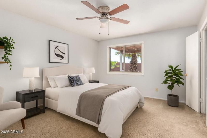 Cozy Modern Bedroom with Natural Light (