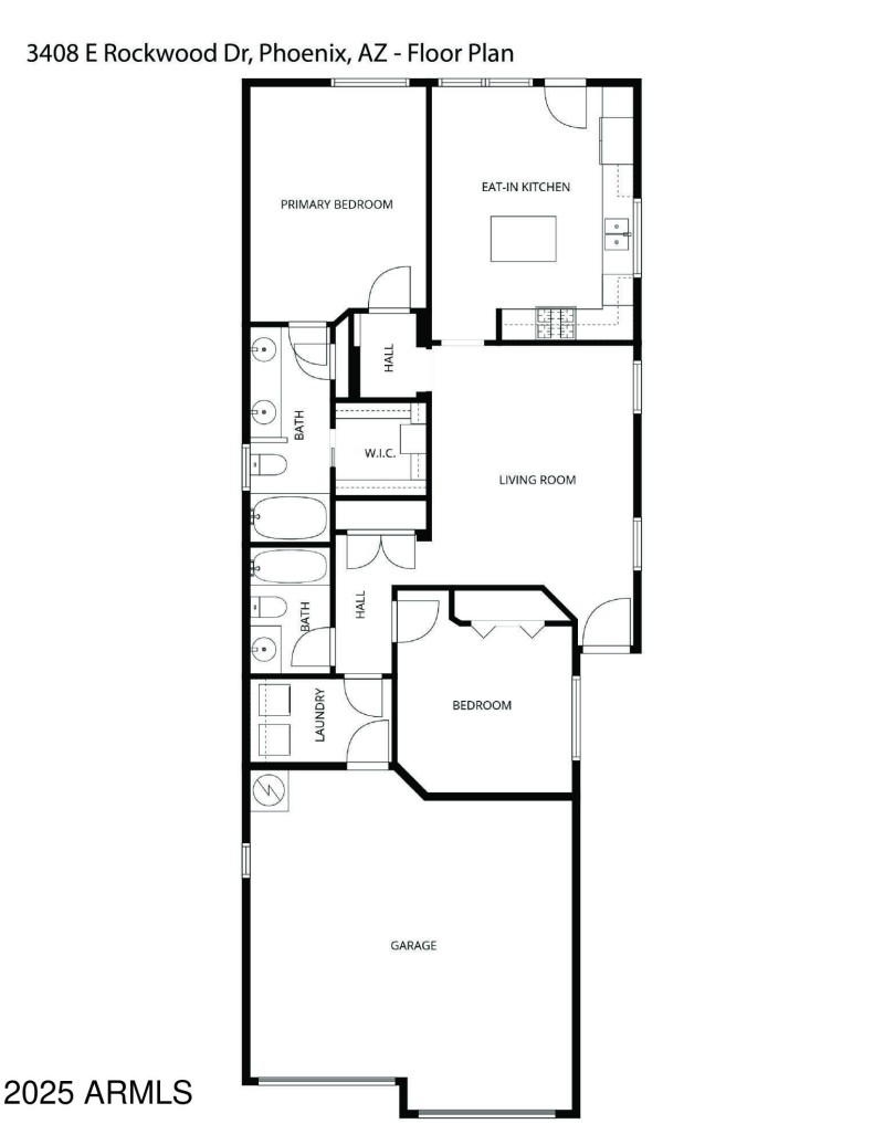 3408 E Rockwood Dr - Floor Plan