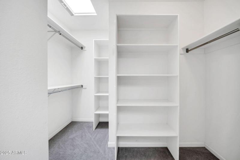 Primary walk-in closet