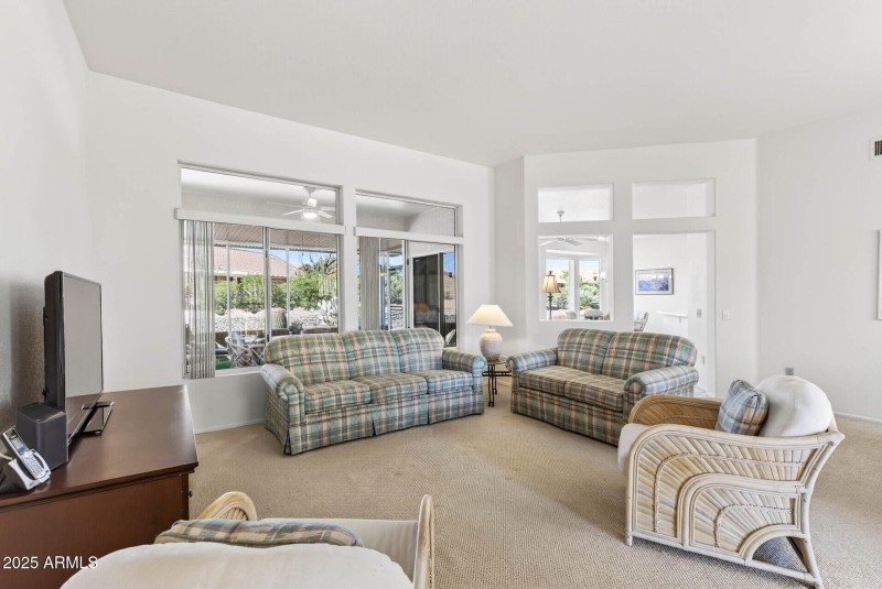 Living towards Patio/Family Rm