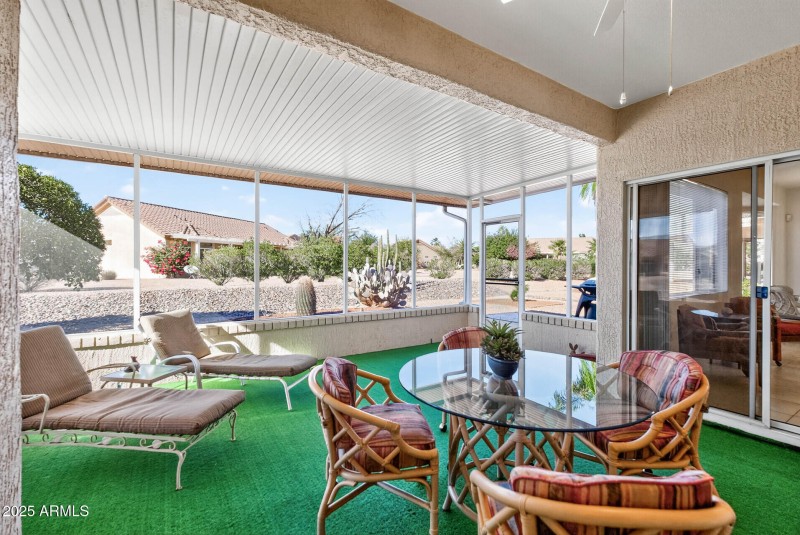 Screened/Covered Back Patio