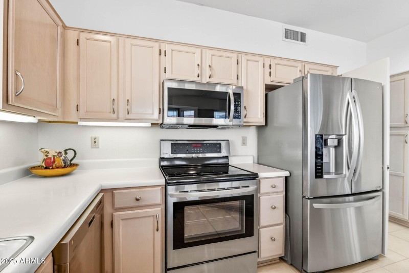 Kitchen with newer Stainless Appliances