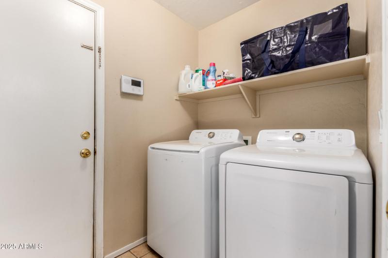 Laundry area
