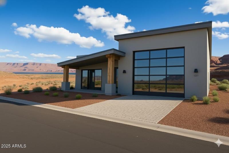 Labyrinth Rendering with Rear Lake Views