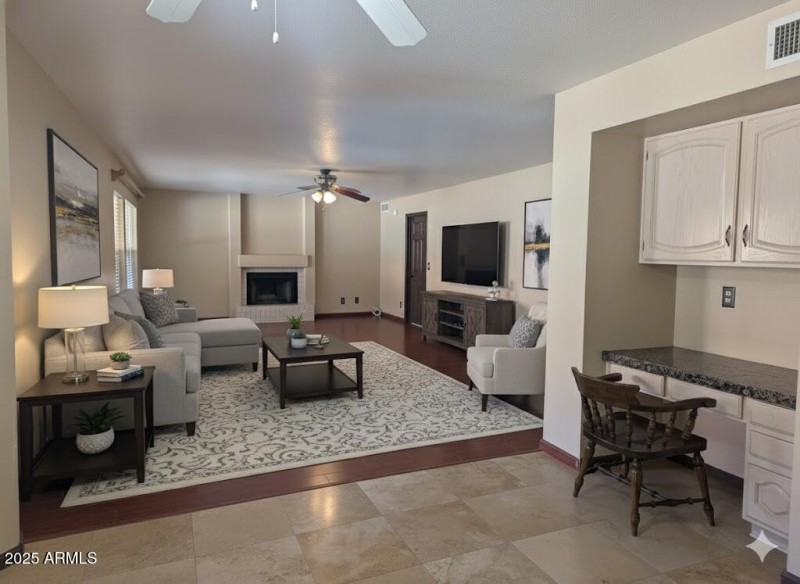 6 Family room off kitchen