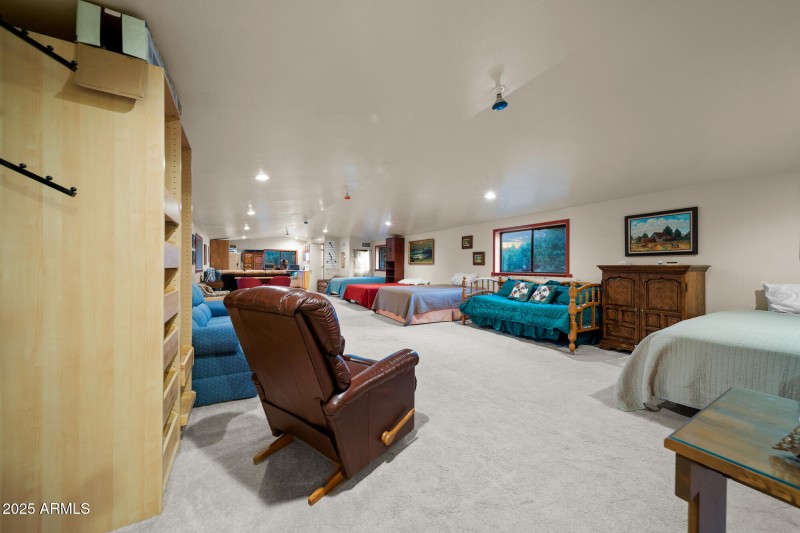 F bunk house above work shop