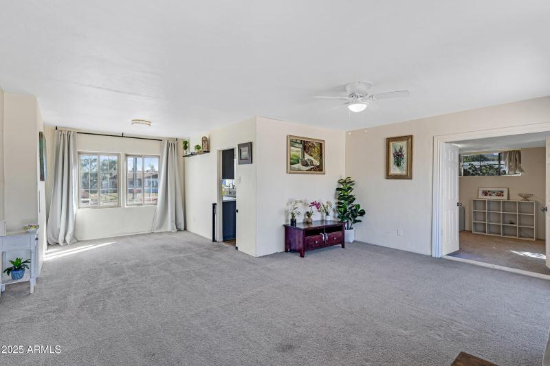 Living and dining room