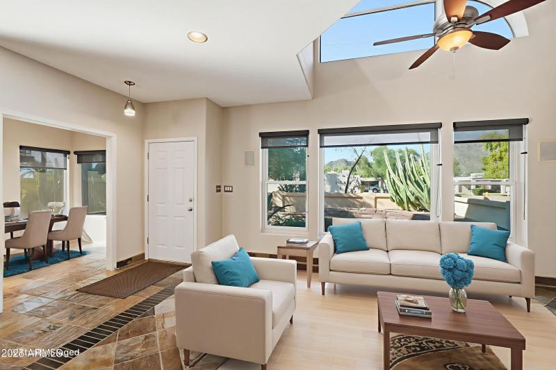 Living/Dining Digitally Staged