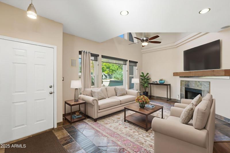 Living Room Digitally Staged