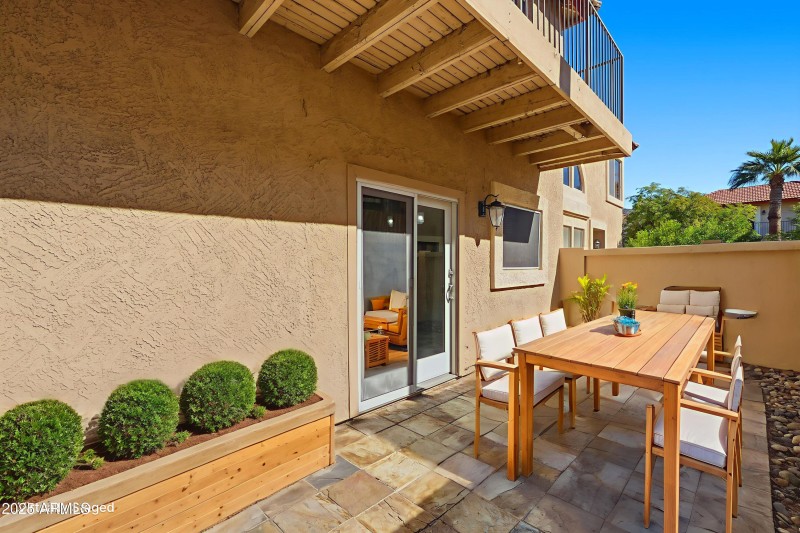 South-facing Patio-Digitally Staged