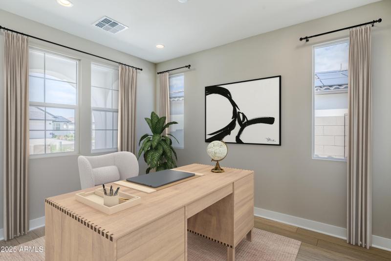 Virtually Staged Office