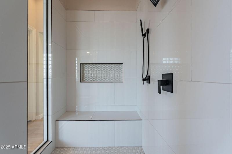 Primary bathroom shower