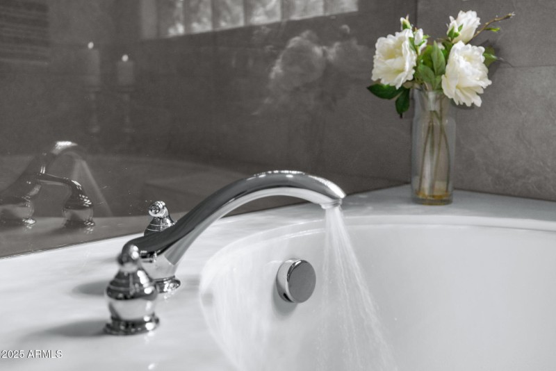 Chrome Bath Accents Master Soaking Tub!