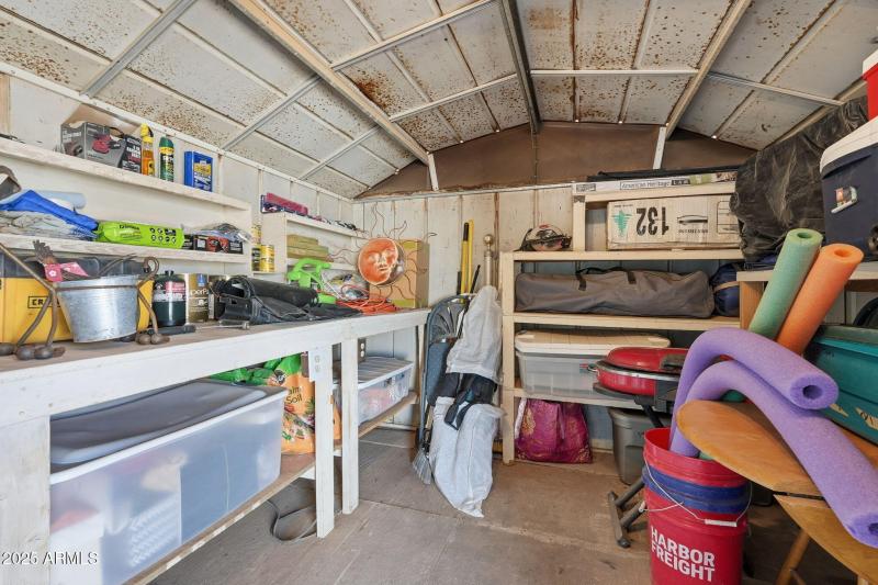 Shed with Addtional Storage