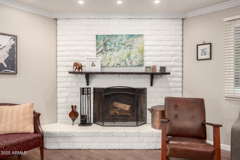 Wood Burning Fireplace