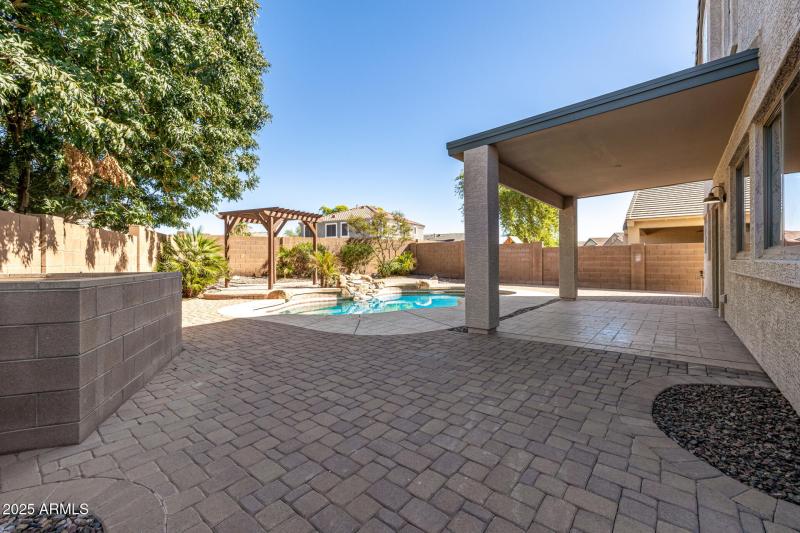 large extended patio