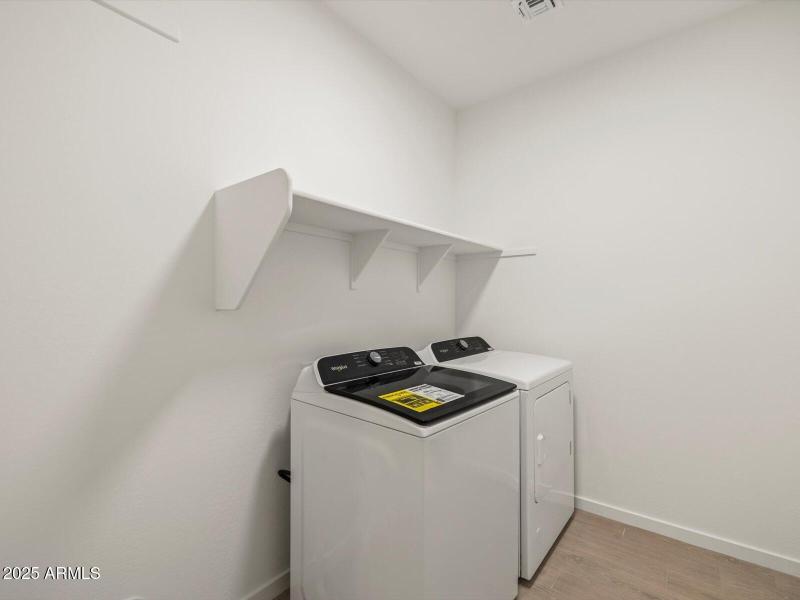 Included Washer & Dryer