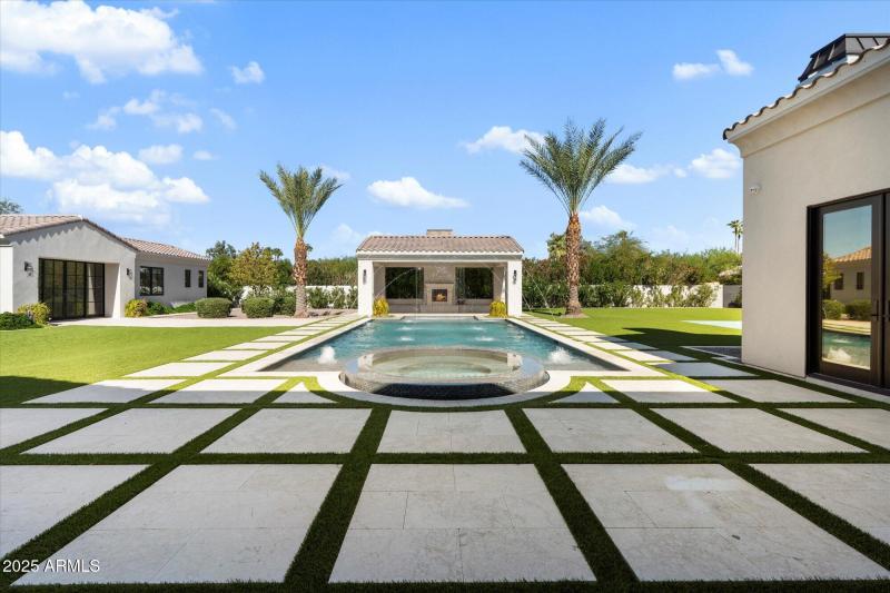 Pool from back patio
