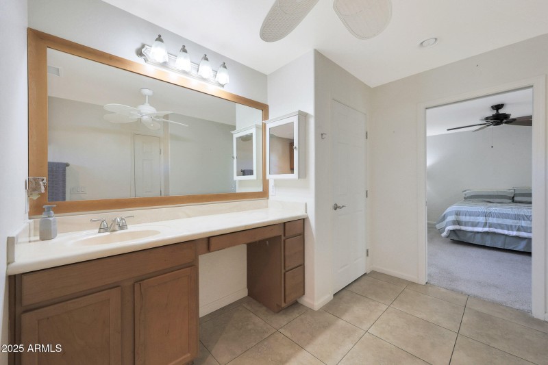 Vanity sink and storage galore