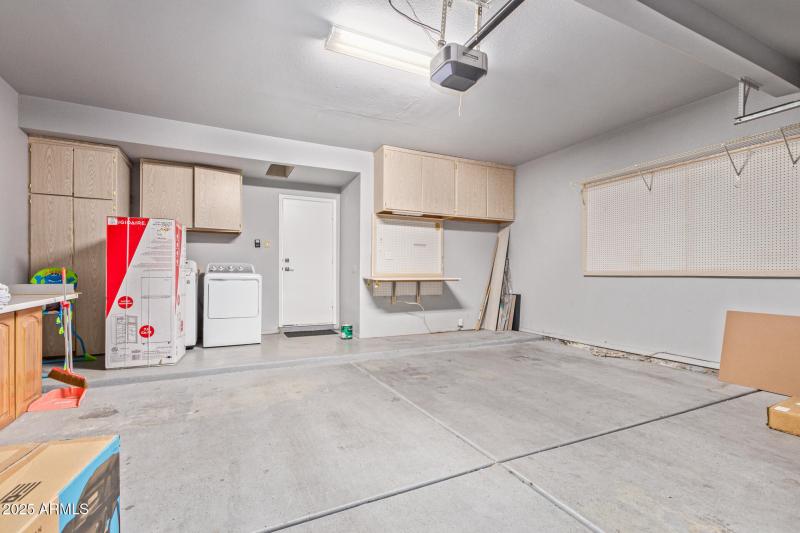 Garage with Shelving