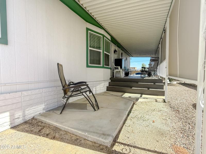 Outside sitting area