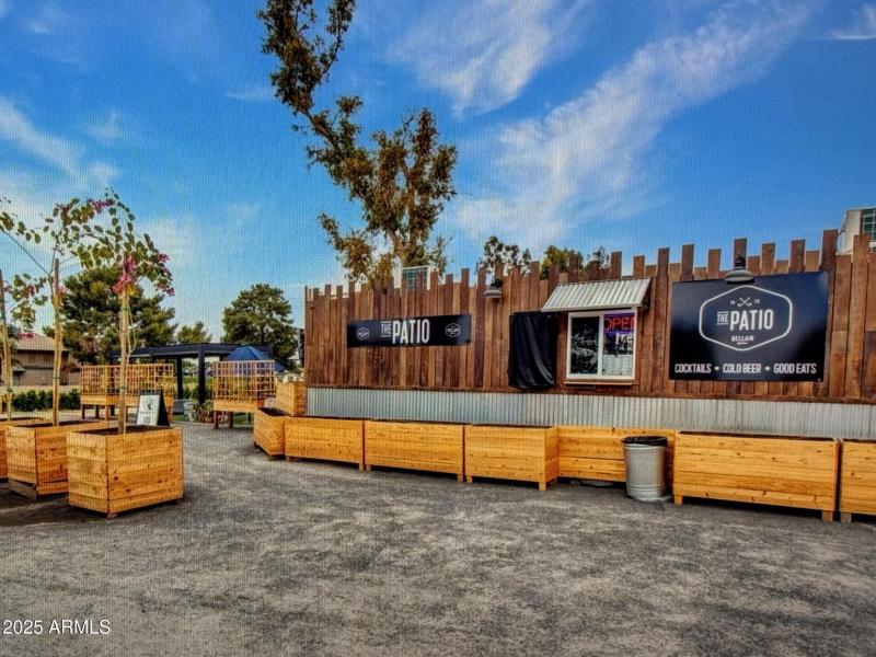 Refreshments Area at Driving Range