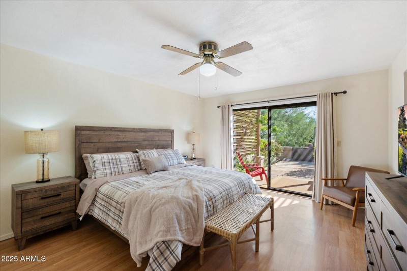 Primary Bedroom/Backyard Patio